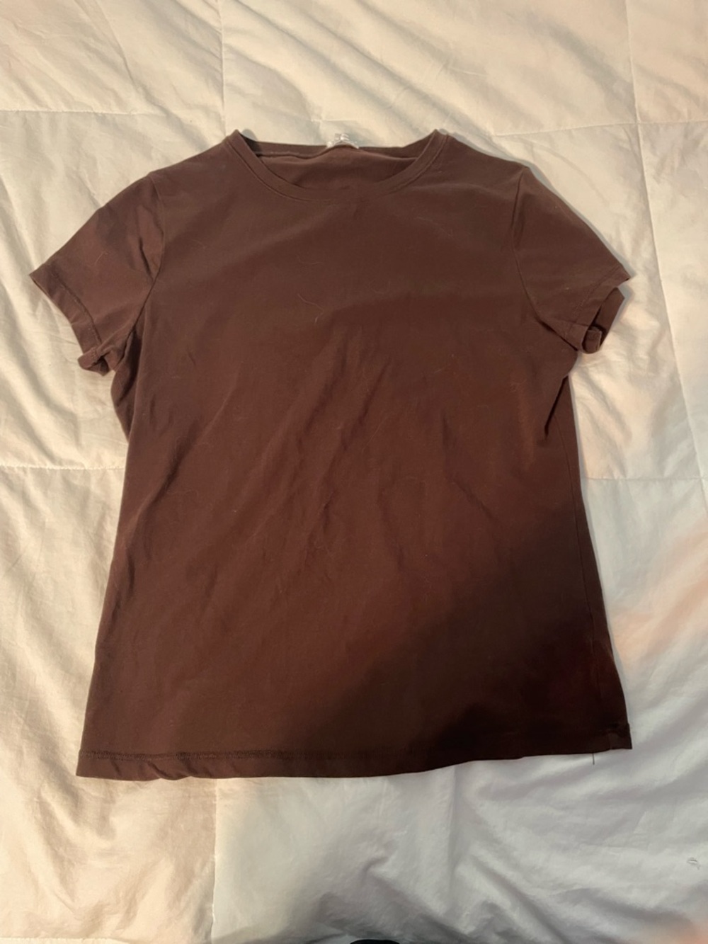 Garage Classic Crewneck Women’s T-Shirt in Dark Brown